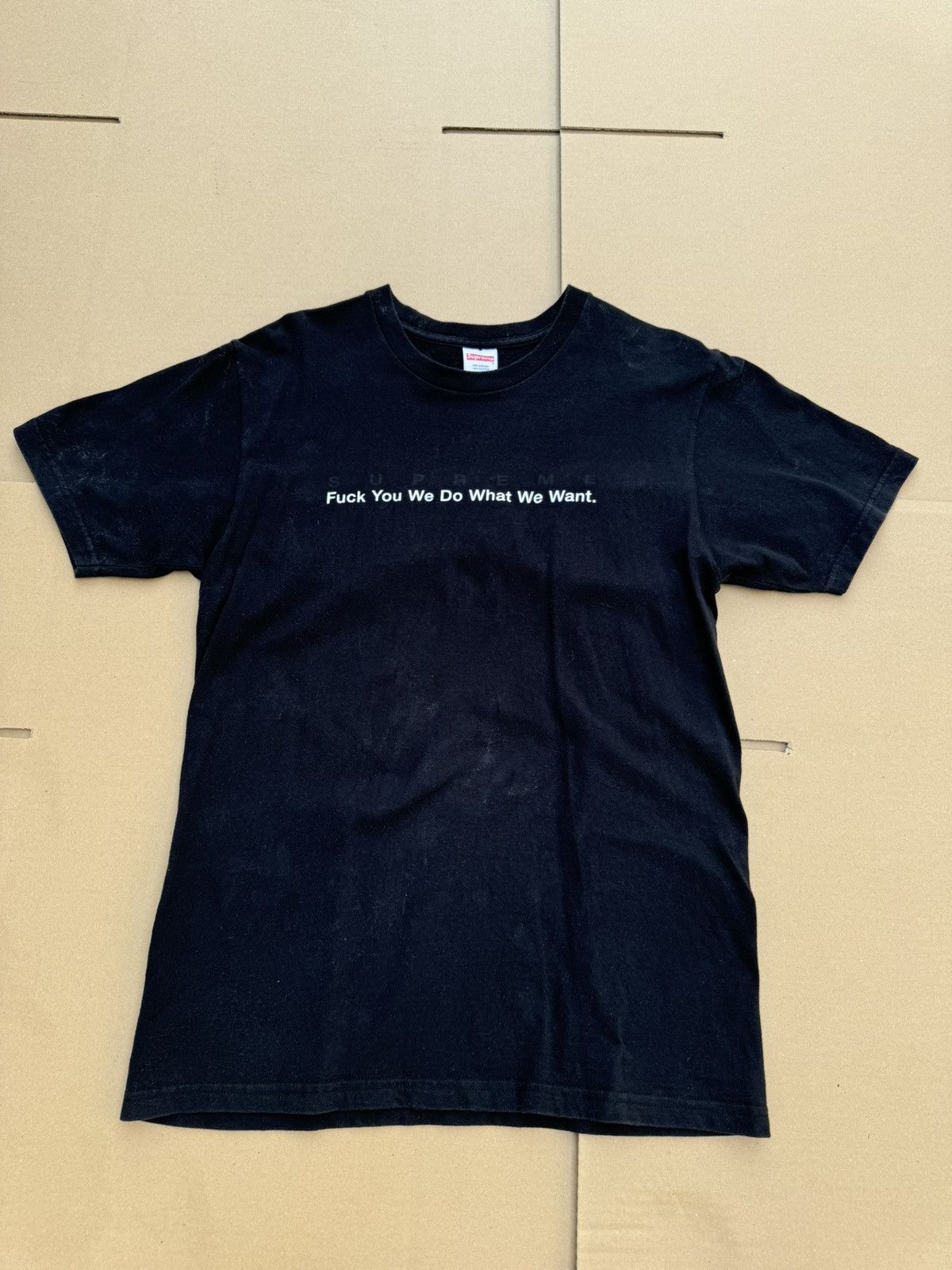 Supreme Supreme “Fuck You” tee | Grailed