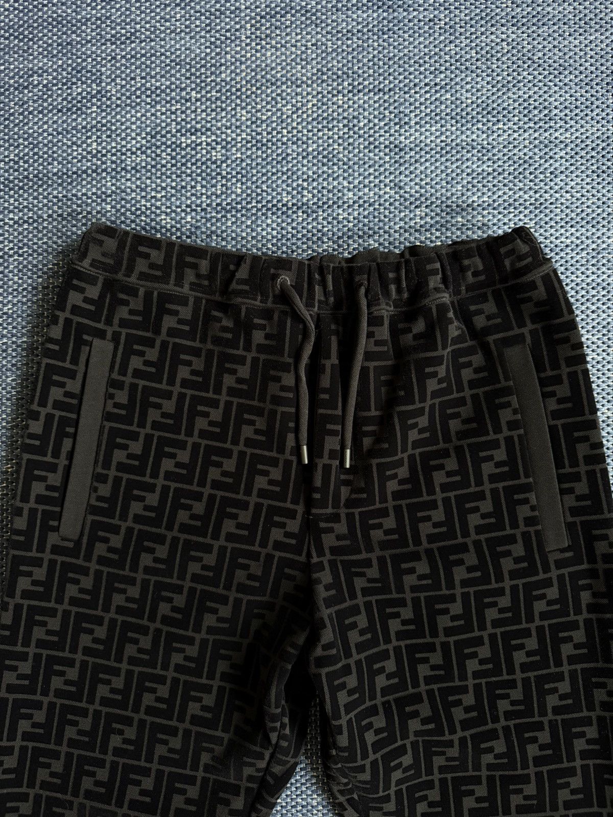 Fendi FW21 Black Monogram Zucca Pants Size US 31 - 2 Thumbnail