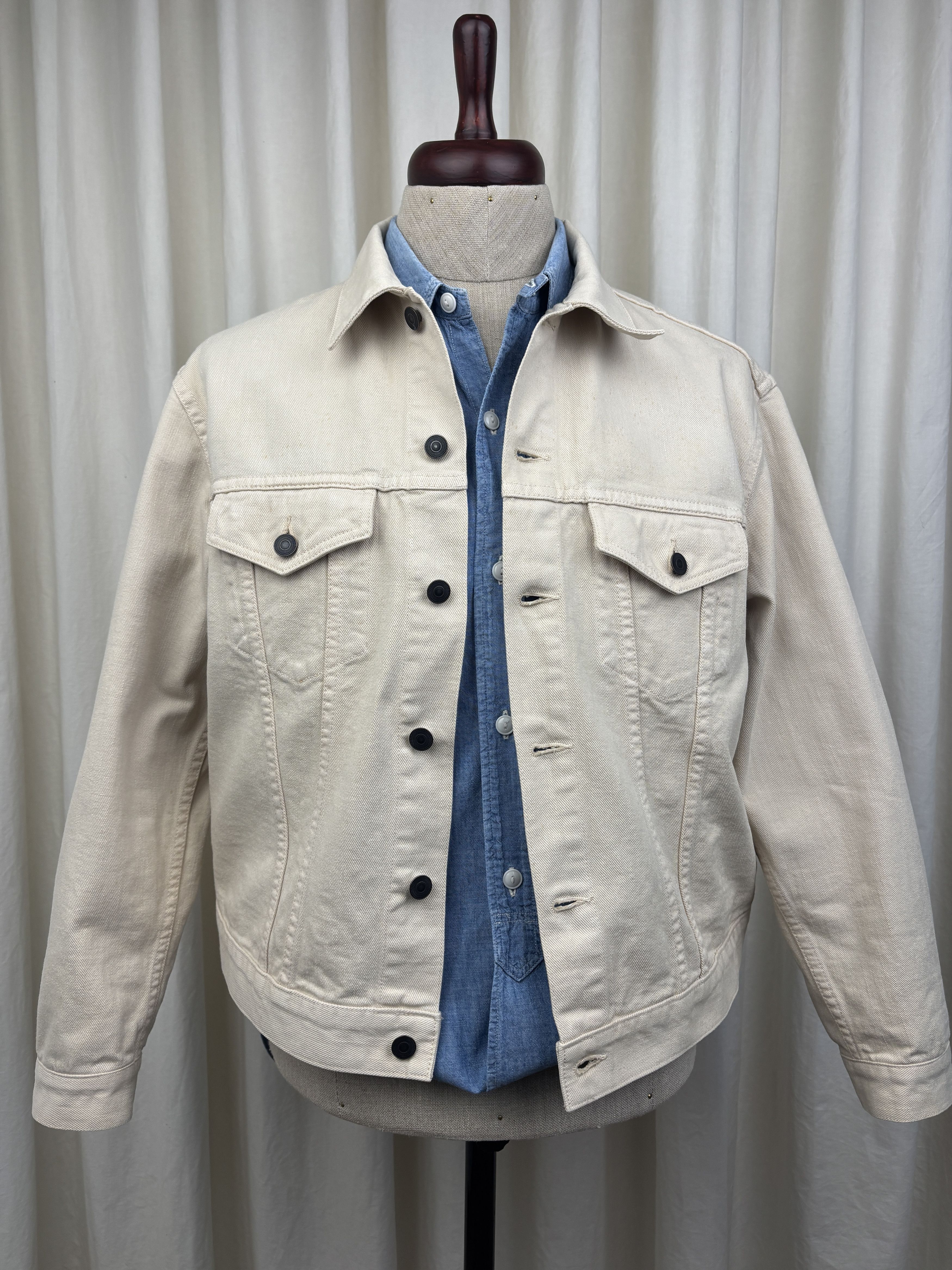 A.PRESSE A.Presse Type 3 Jacket Beige Cotton Made in Japan Size US L / EU 52-54 / 3 - 12 Thumbnail