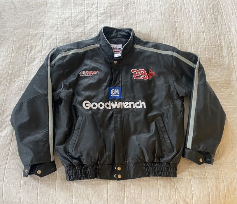 Vintage Kevin Harvick leather goodwrench jacket XL | Grailed