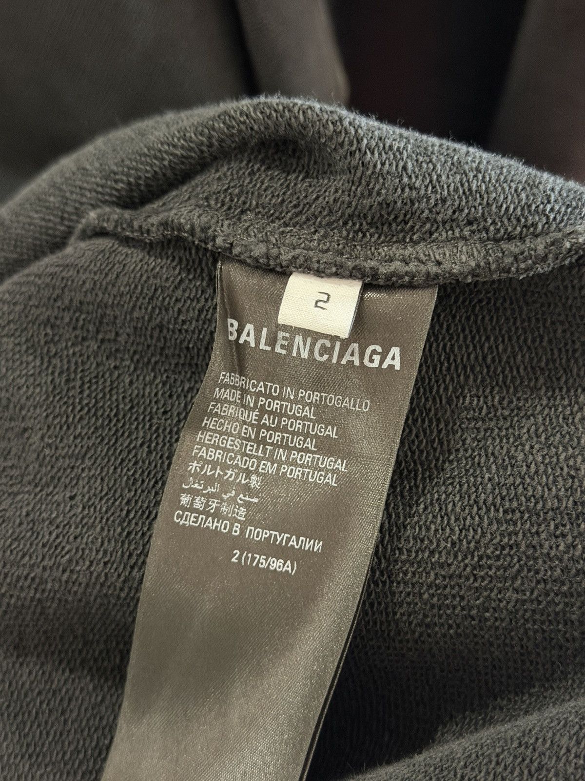 Balenciaga *RARE* Balenciaga AW22 Be Different Hoodie SZ.2 Size US M / EU 48-50 / 2 - 7 Thumbnail