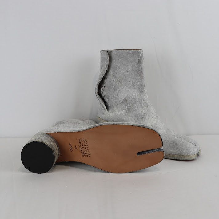 Maison Margiela o1rshd1 Flat Tabi Boots in Dirty Grey Size US 12 / EU 45 - 9 Thumbnail