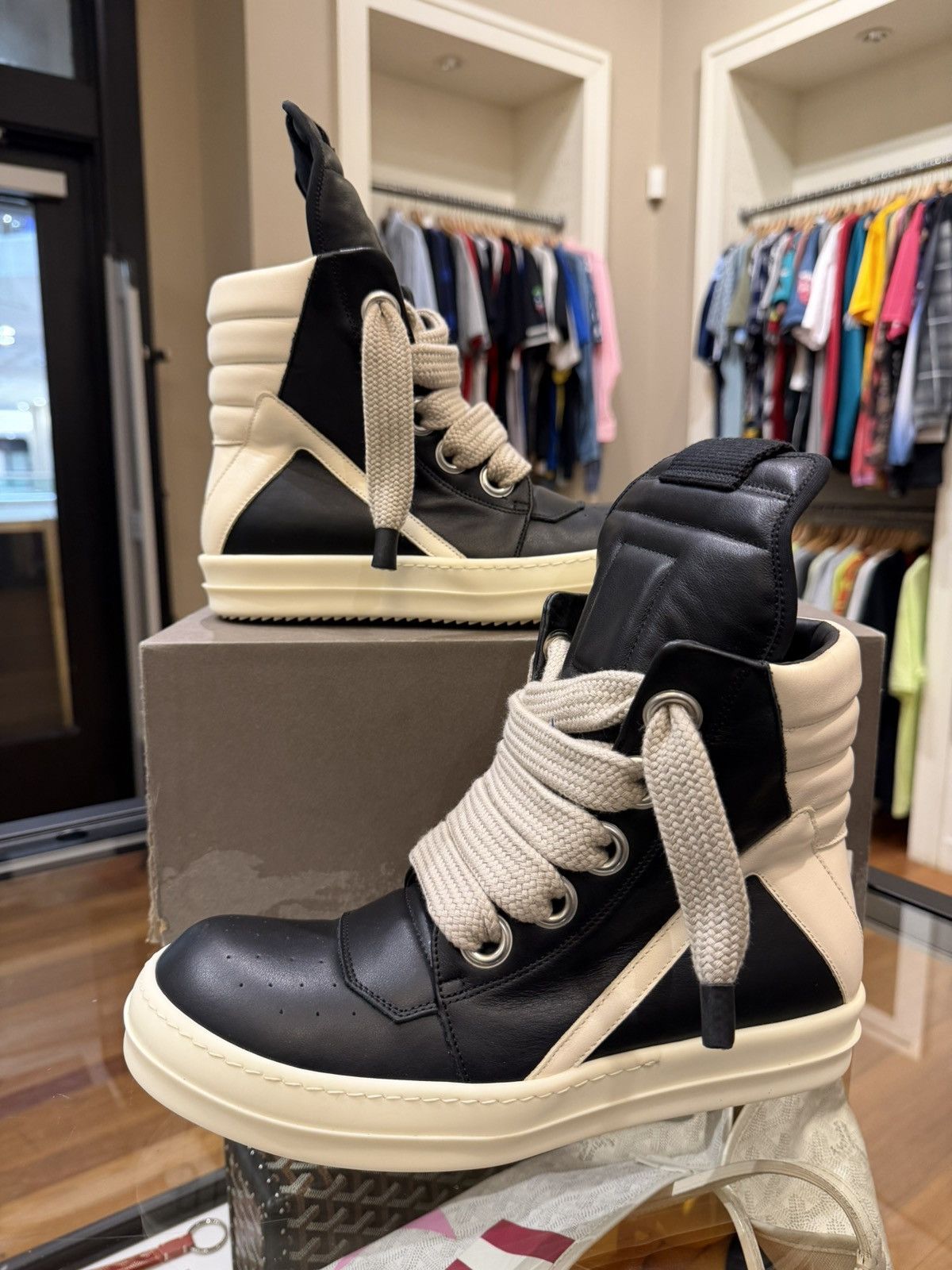 Rick Owens Rick Owens Performa Geobasket Rubberized | Grailed