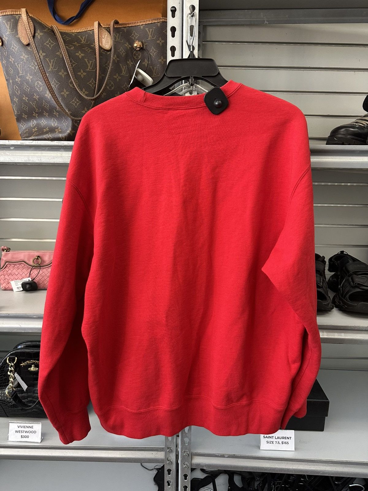 Supreme Supreme x WTAPS Crewneck sweater size XL RED FW21 Size US XL / EU 56 / 4 - 6 Thumbnail
