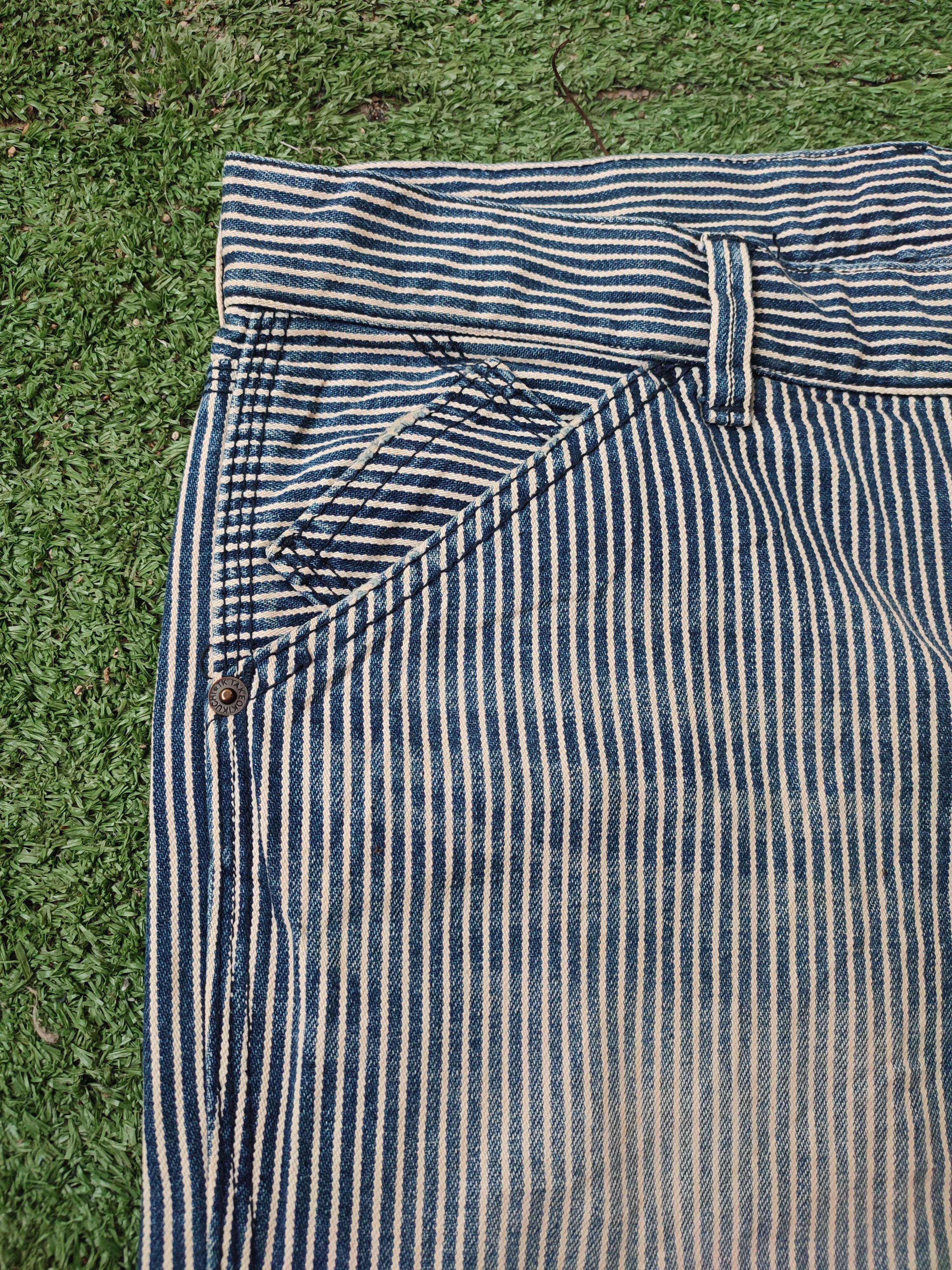 Takeo Kikuchi VINTAGE TAKEO KIKUCHI HICKORY DOUBLE KNEE Size US 32 / EU 48 - 6 Thumbnail