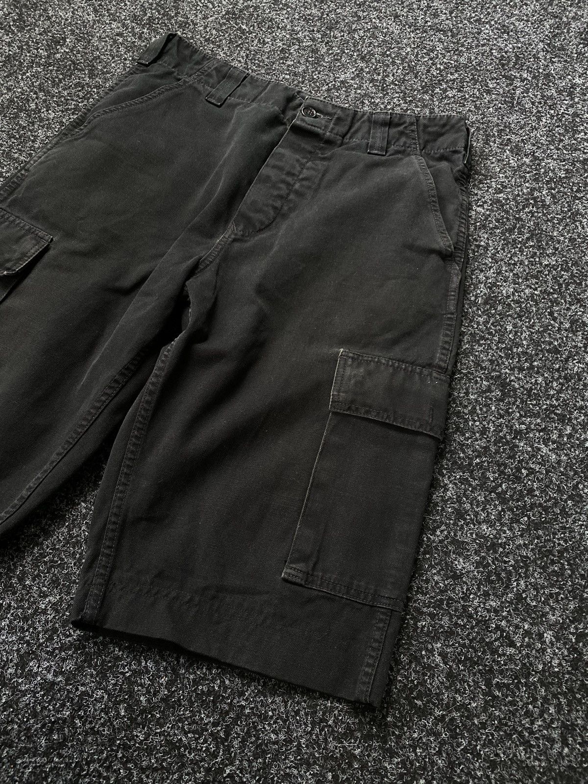 Levi's × Vintage Levis Cargo Shorts Denim Distressed Rap Sk8 Baggy Size US 34 / EU 50 - 3 Thumbnail
