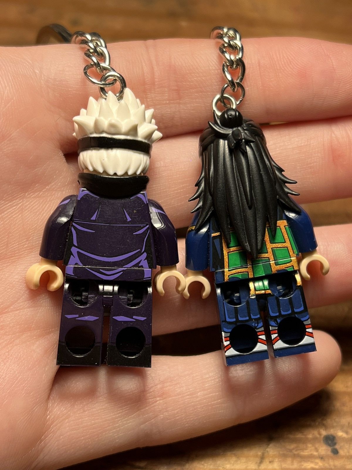 Anime Suguru Gojo Jujutsu Kaisen anime minifigure keychain keyring Size ONE SIZE - 5 Thumbnail