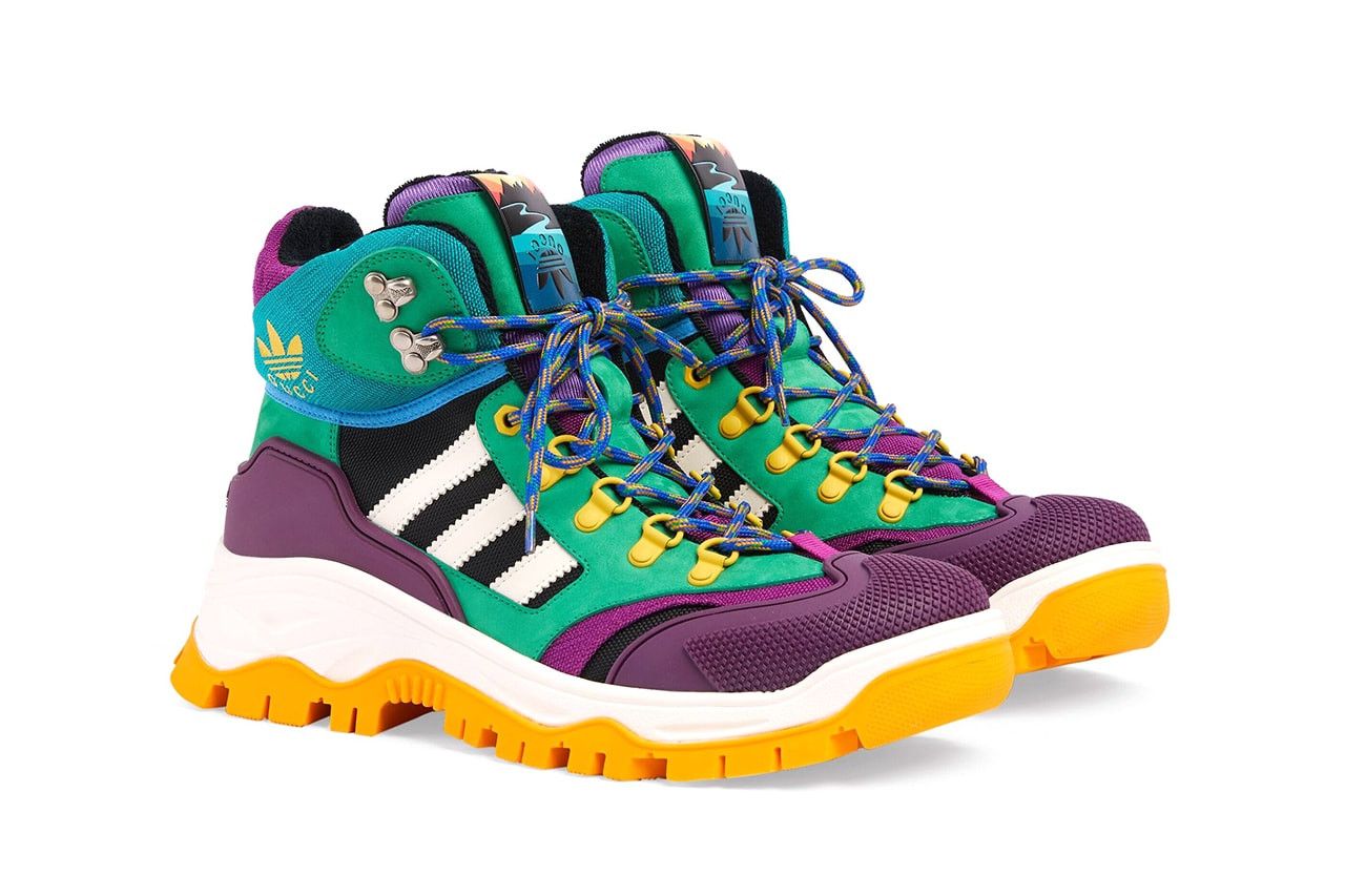 image of X Adidas Hiking Lace Up Boots In Purple, Men's (Size 12)