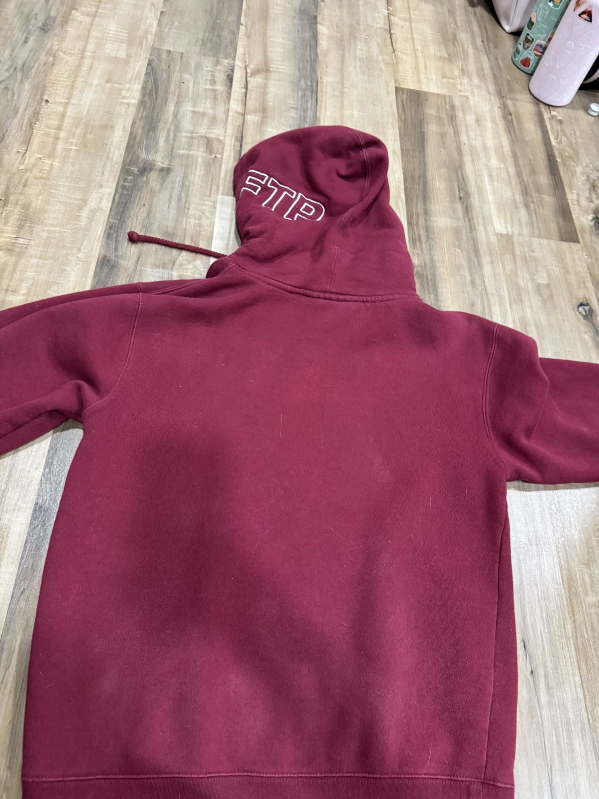 Fuck The Population FTP DENNIS PULLOVER BURGUNDY HOODIE Size US S / EU 44-46 / 1 - 2 Thumbnail