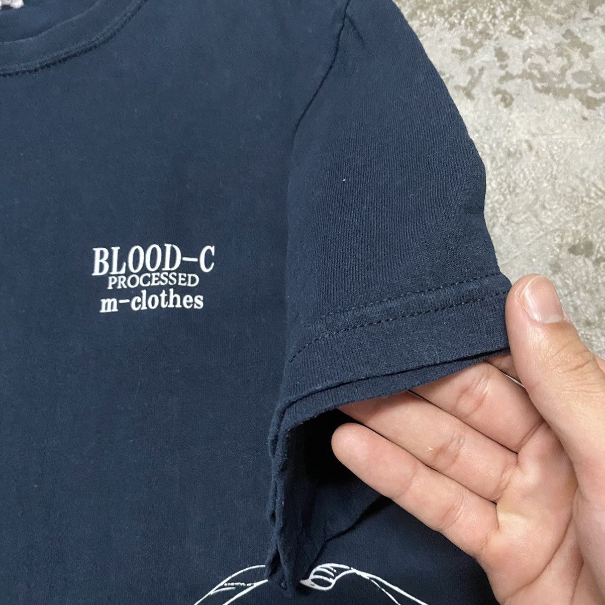 Anime × Vintage VINTAGE Y2K BLOOD-C THE LAST DARK ANIME T SHIRT Size US M / EU 48-50 / 2 - 11 Thumbnail