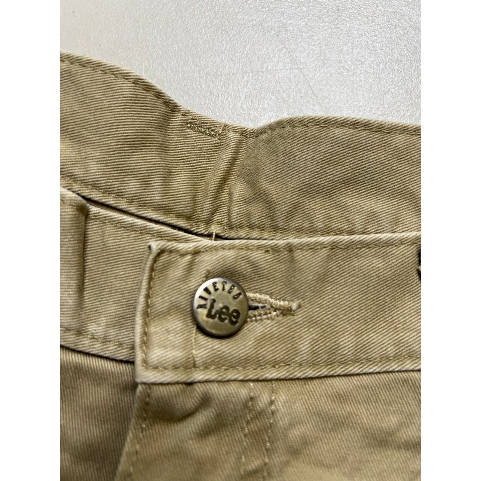 Vintage Vintage 90s Lee Riveted Carpenter Pants unisex Sz 18M 35x31 Size US 35 - 9 Thumbnail