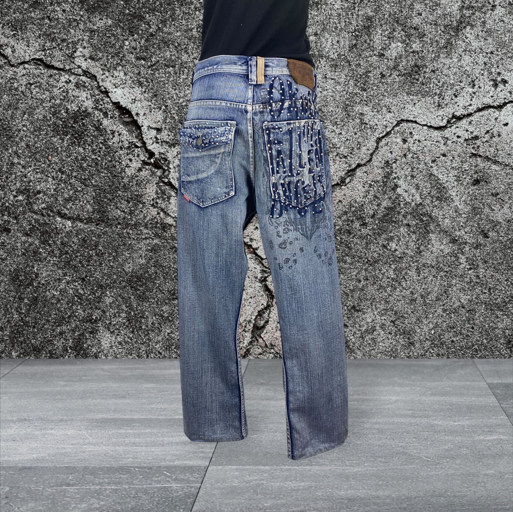 Akademiks Akademiks Denim Jeans Hip Hop Baggy Skateboards Jeans Size US 34 / EU 50 - 1 Thumbnail