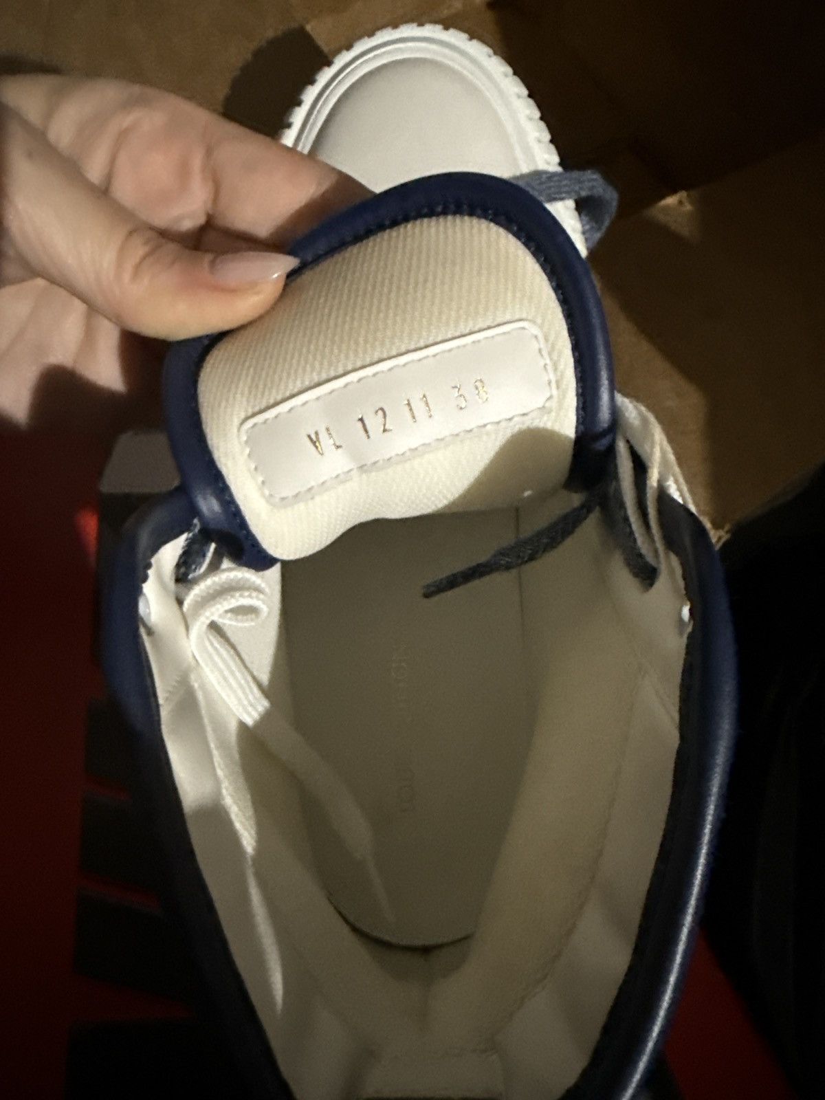 Louis Vuitton Louis Vuitton Squad Snickers Boot Monogram Denim NavyBlue Size US 8 / IT 38 - 23 Thumbnail