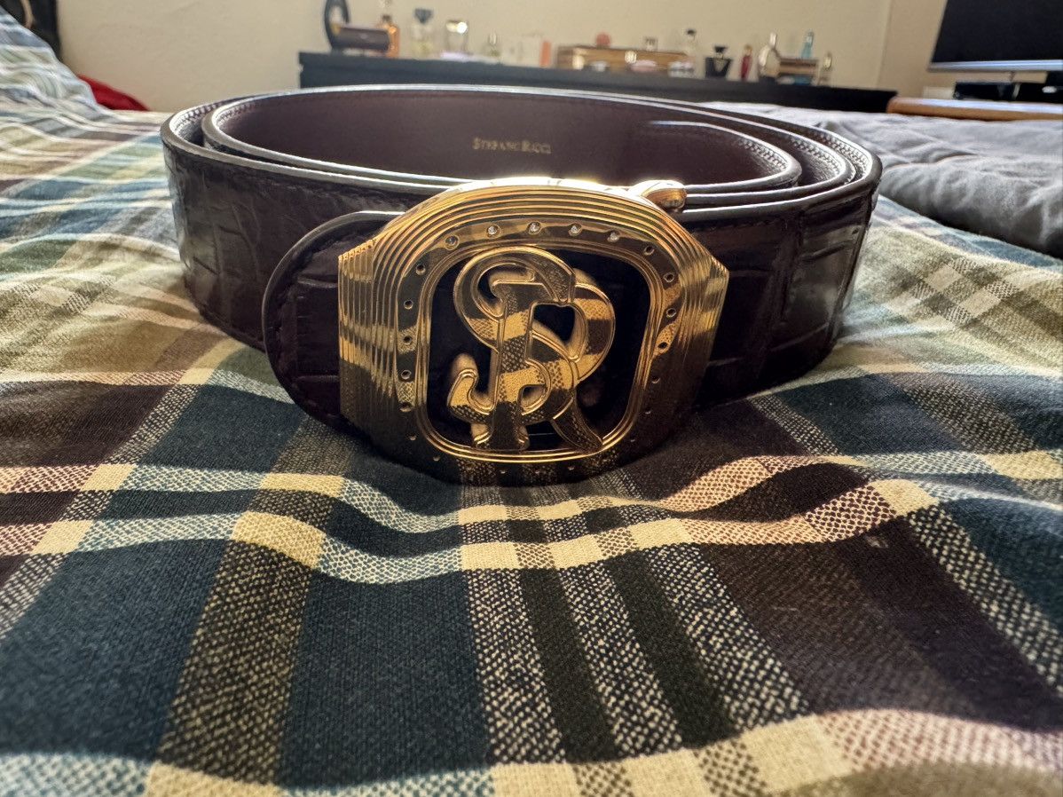 Stefano Ricci Stefano Ricci Alligator Belt Size 38 - 2 Thumbnail