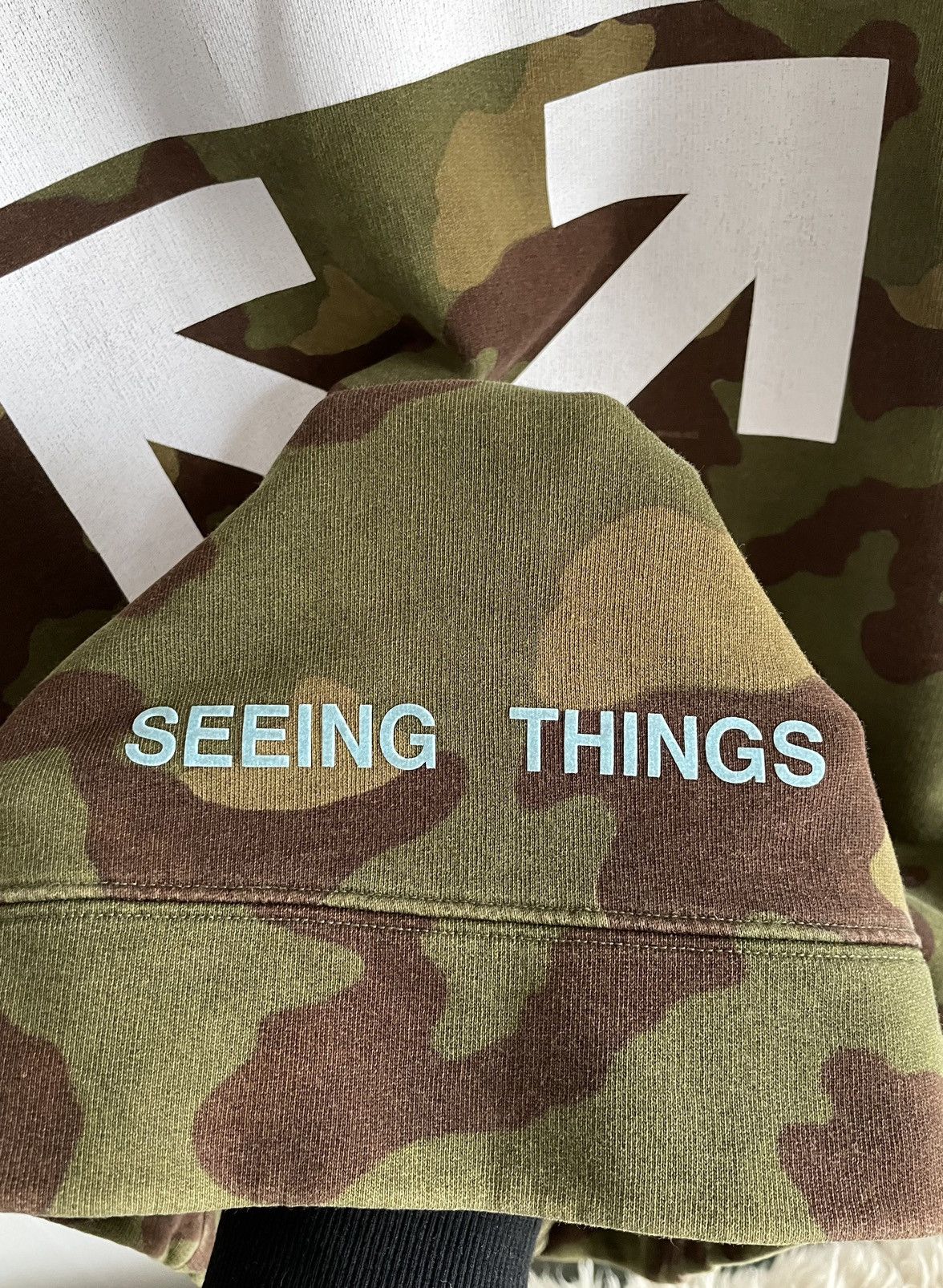 Off-White Off-White Oversized Camo Crewneck Arrow Jumper Sweatshirt 17 Size US S / EU 44-46 / 1 - 3 Thumbnail