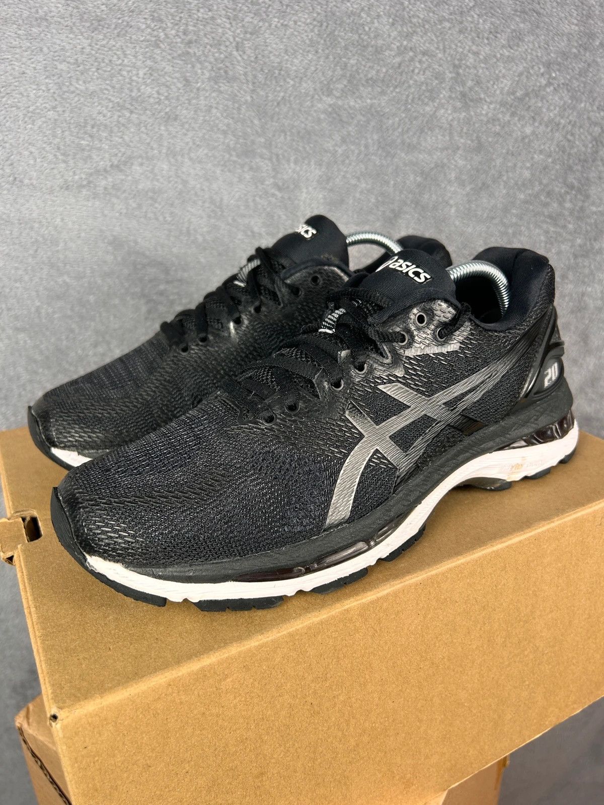 Asics Asics Gel-Nimbus 20 black white sneakers Size US 8 / IT 38 - 1 Thumbnail