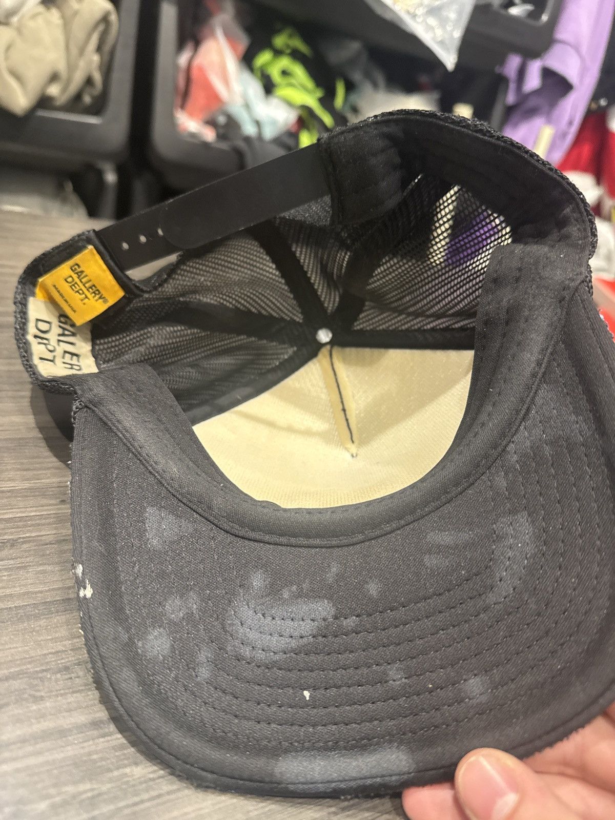 Gallery Dept. Gallery dept painted black hat distressed Size ONE SIZE - 4 Thumbnail