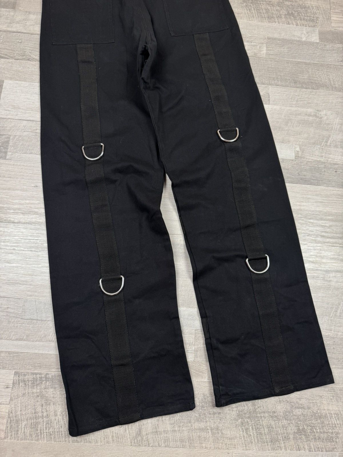 Japanese Brand Vintage Crazy Y2K Avant Garde Baggy Bandage Gothic Pants L Size US 34 / EU 50 - 6 Thumbnail