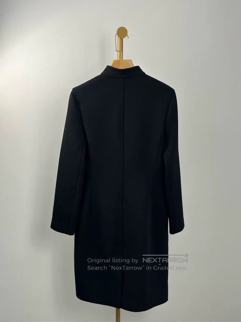 Hermes Hermes Black Metal Buckle Long Sleeve Coat Size XXS / US 00 / IT 34 - 2 Thumbnail