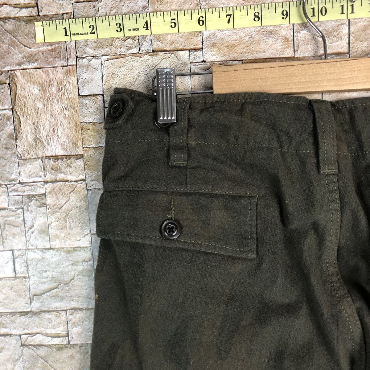Japanese Brand Back Number Green Cargo Multipocket Pants #A594 Size US 30 / EU 46 - 18 Thumbnail