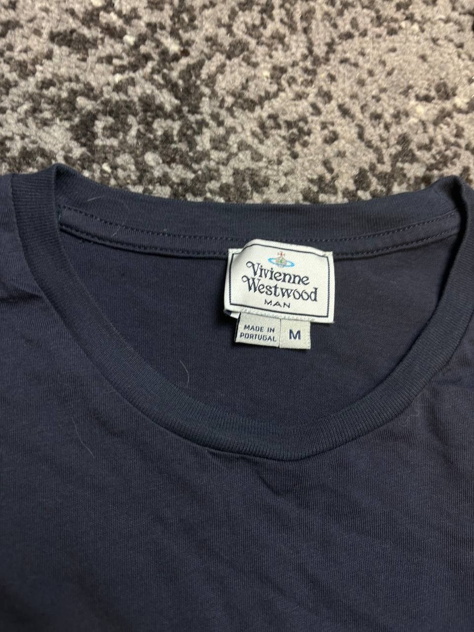 Vintage × Vivienne Westwood Vintage Vivienne Westwood Embroidered Logo Fade T Shirt Size US M / EU 48-50 / 2 - 3 Thumbnail