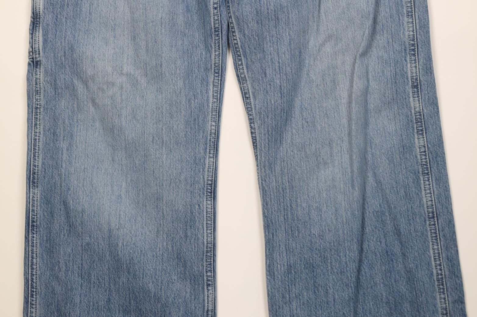 American Eagle Outfitters Vintage 90s Y2K American Eagle Wide Leg Dungaree Denim Jeans Size US 36 / EU 52 - 3 Thumbnail