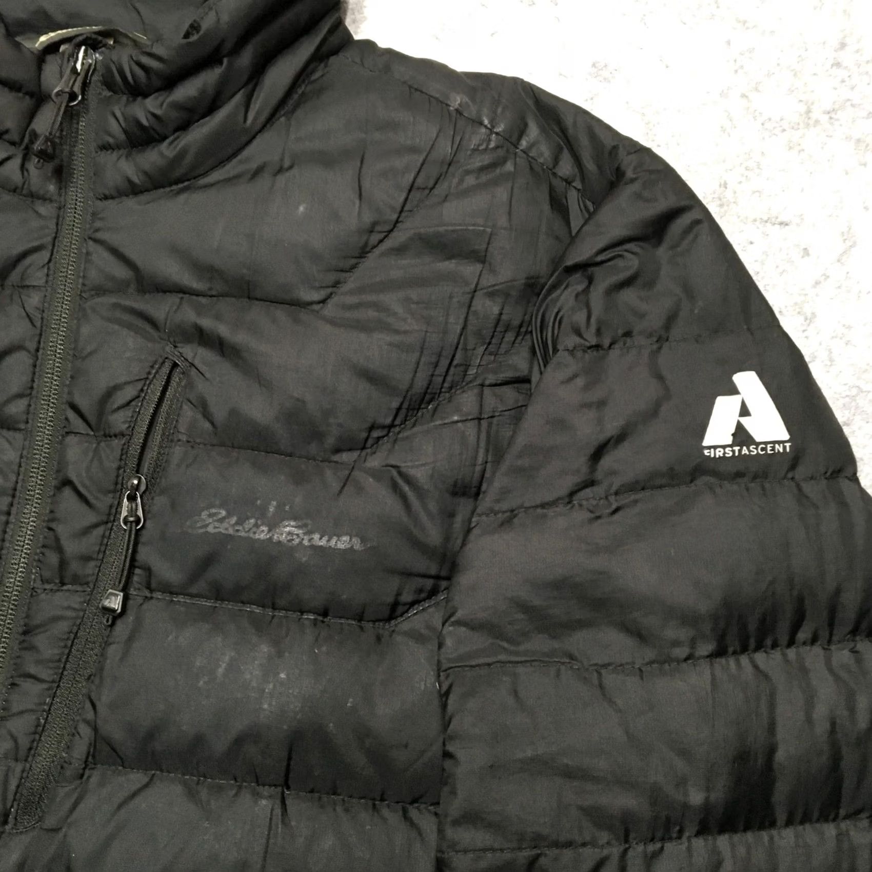 Eddie Bauer Eddie Bauer First Ascent Jacket Mens M Black Down Puffer Full Zip Pockets Size US M / EU 48-50 / 2 - 5 Thumbnail