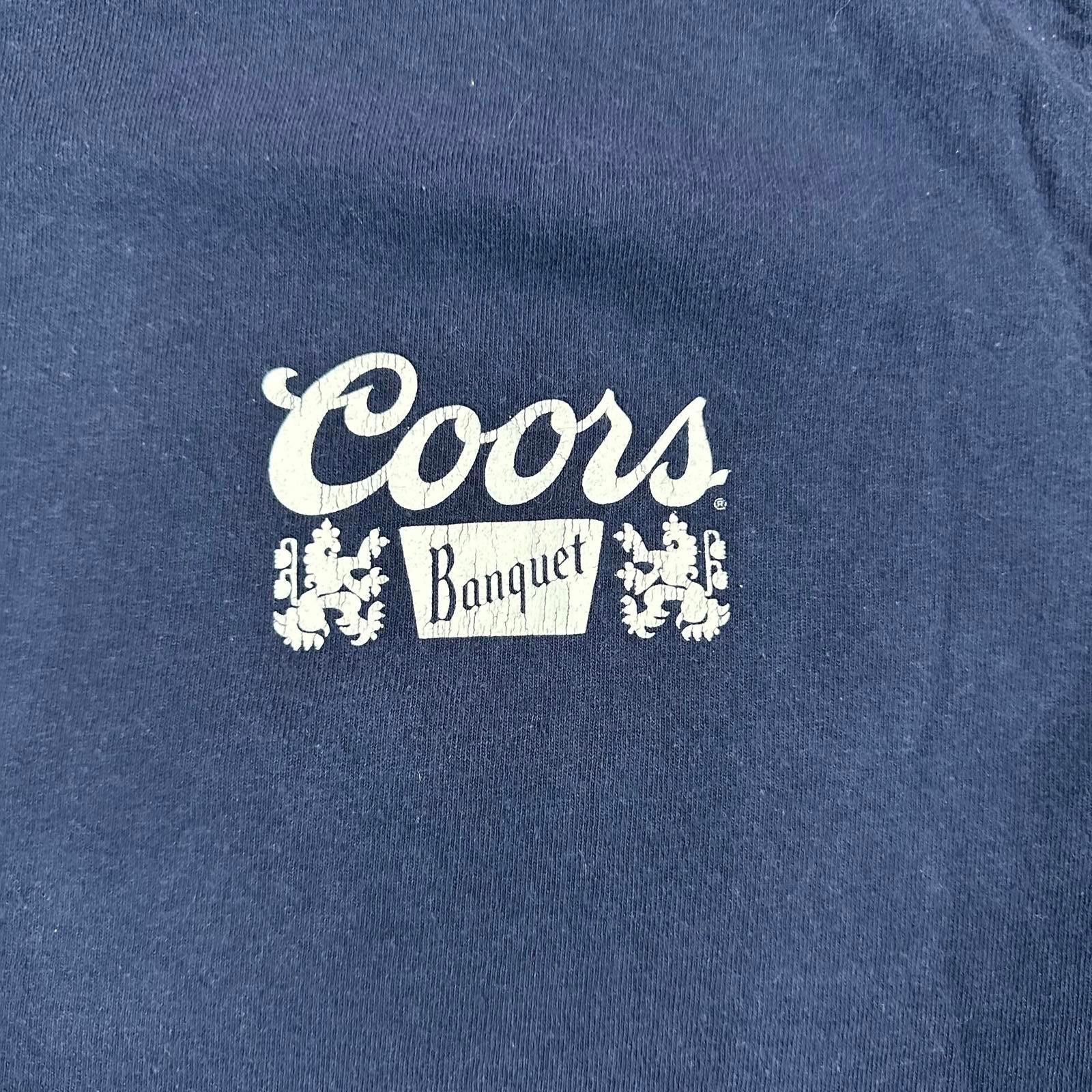 United Colors Of Benetton Coors Mens T-shirt Medium Navy Blue Size ONE SIZE - 3 Thumbnail