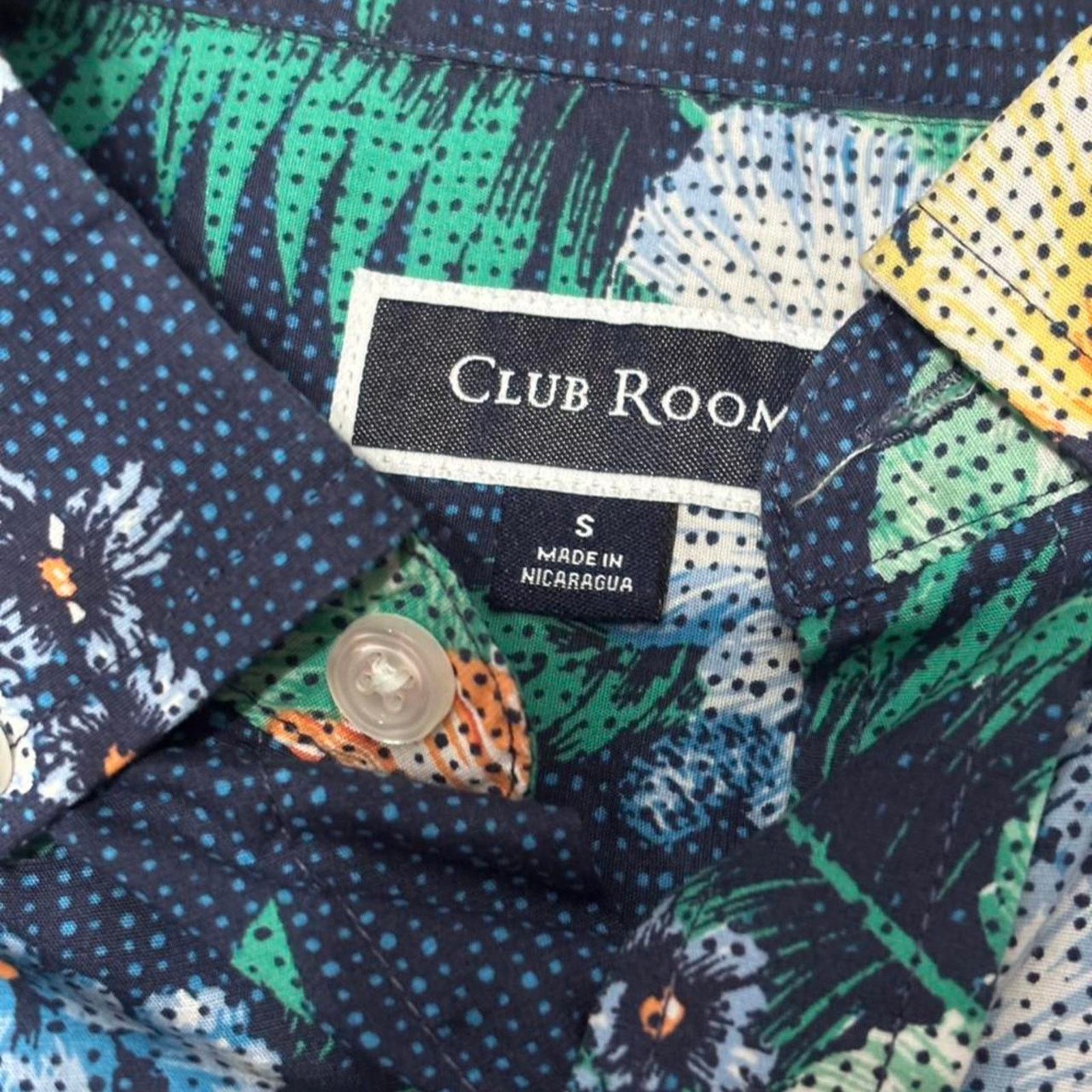 Club Room Blue club room short sleeve hawaiian shirt Size US S / EU 44-46 / 1 - 3 Thumbnail