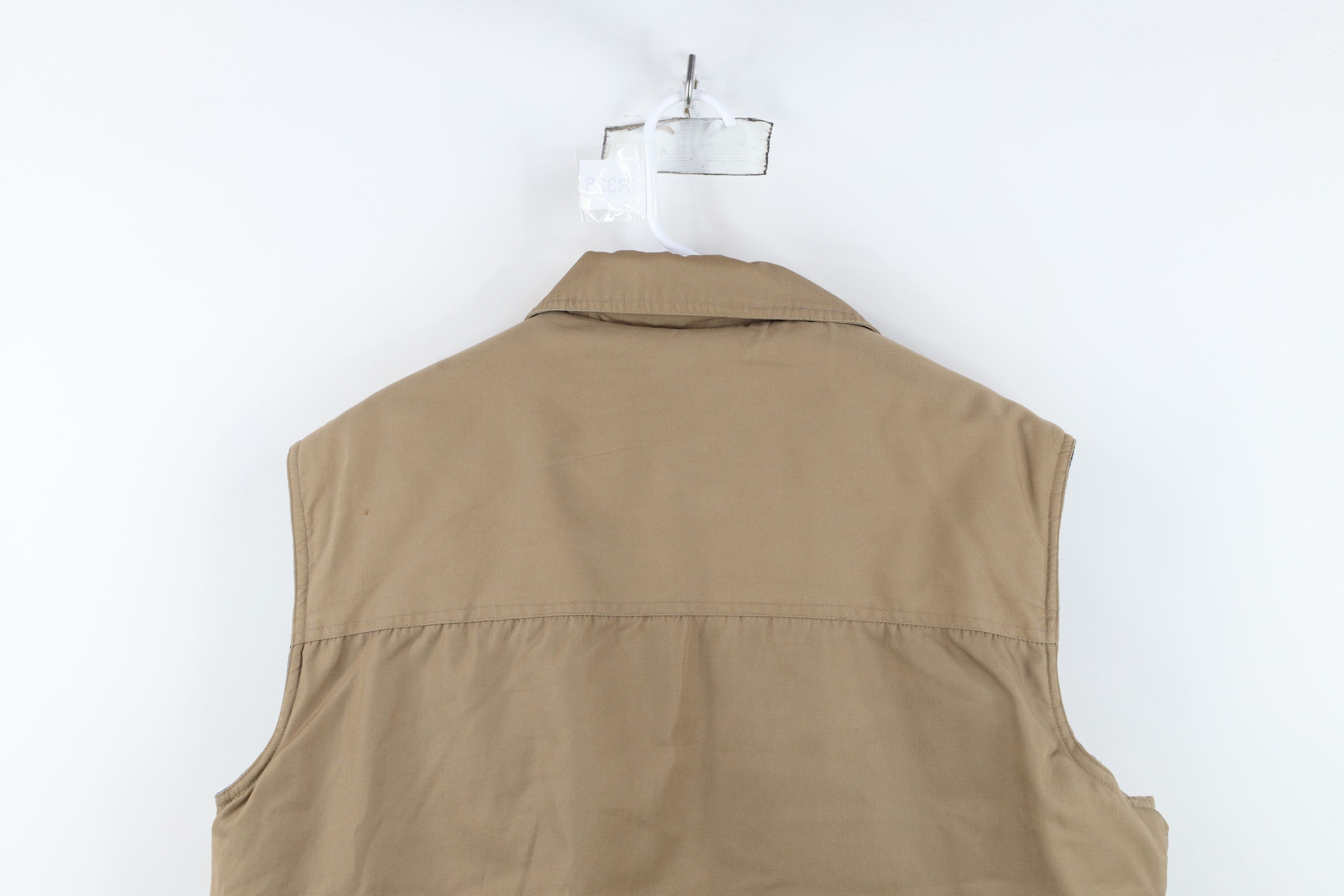Vintage Vintage 80s 90s Streetwear Flannel Lined Puffer Vest Jacket Size US XL / EU 56 / 4 - 14 Thumbnail