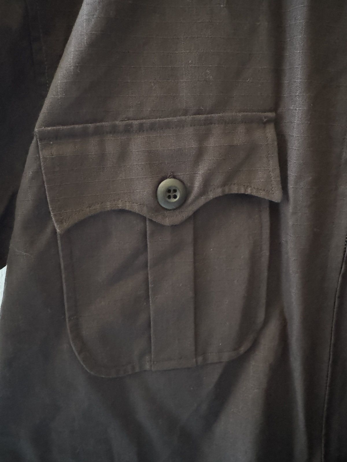 Tenderloin Y2K Tenderloin Zip Up Short Sleeve Ripstop Shirt Size US XL / EU 56 / 4 - 4 Thumbnail