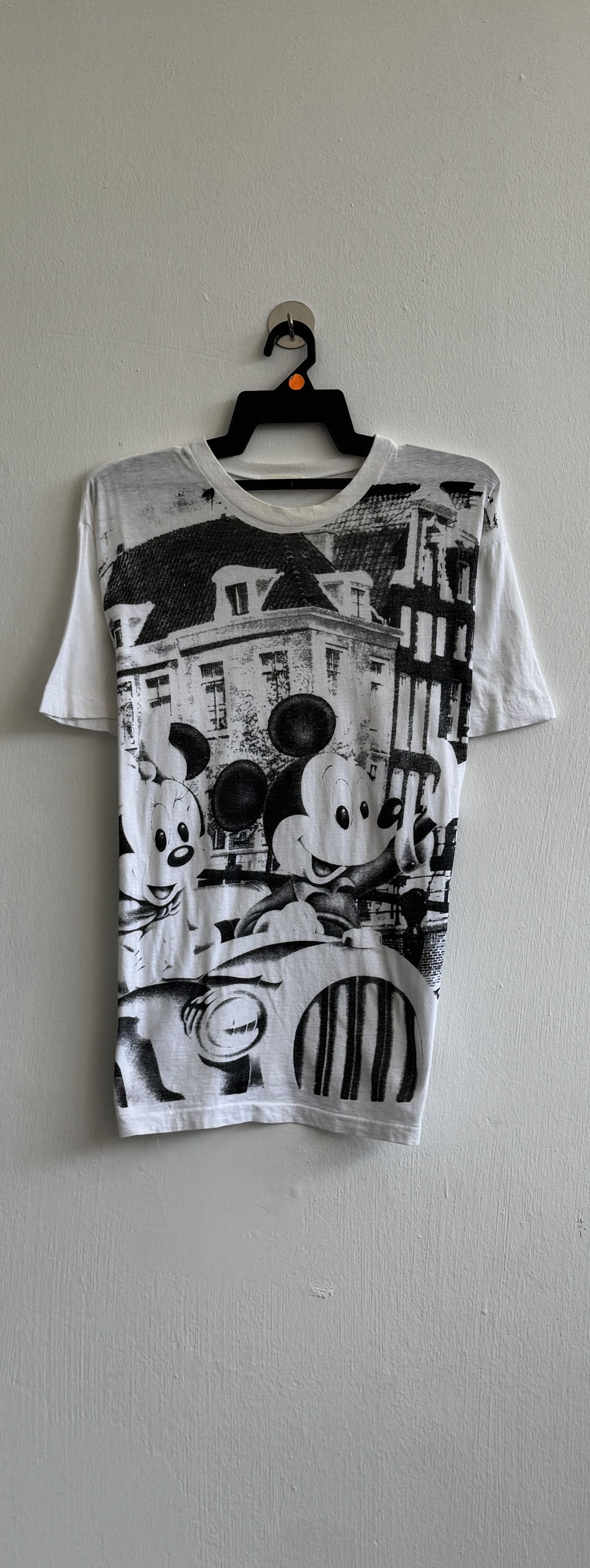 Vintage Mickey Mouse Overpriint Vintage T-Shirt Size US M / EU 48-50 / 2 - 1 Thumbnail