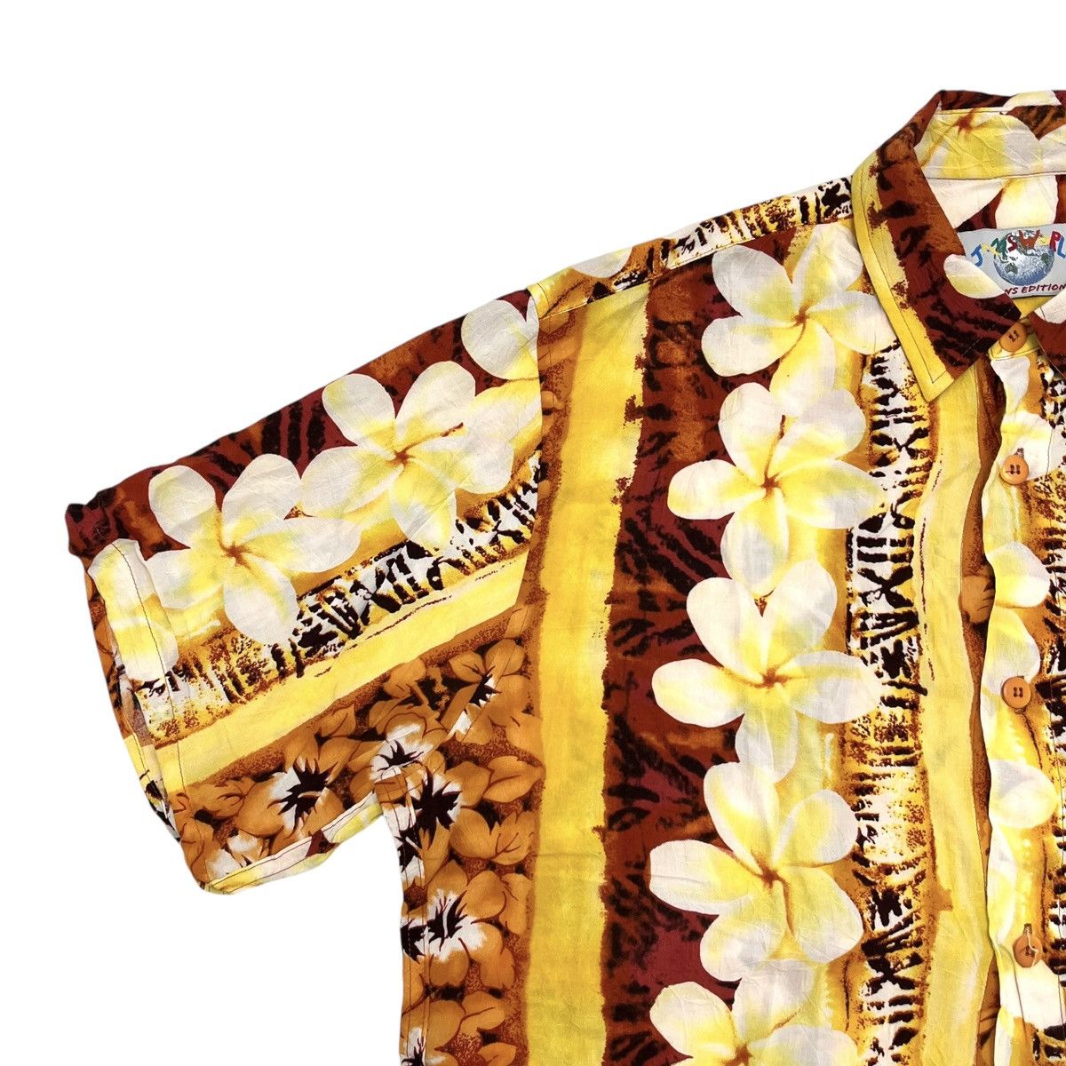 Jams World 80s Rare Vintage Jams World Hawaiian Button Up Floral Shirt Size US M / EU 48-50 / 2 - 5 Thumbnail