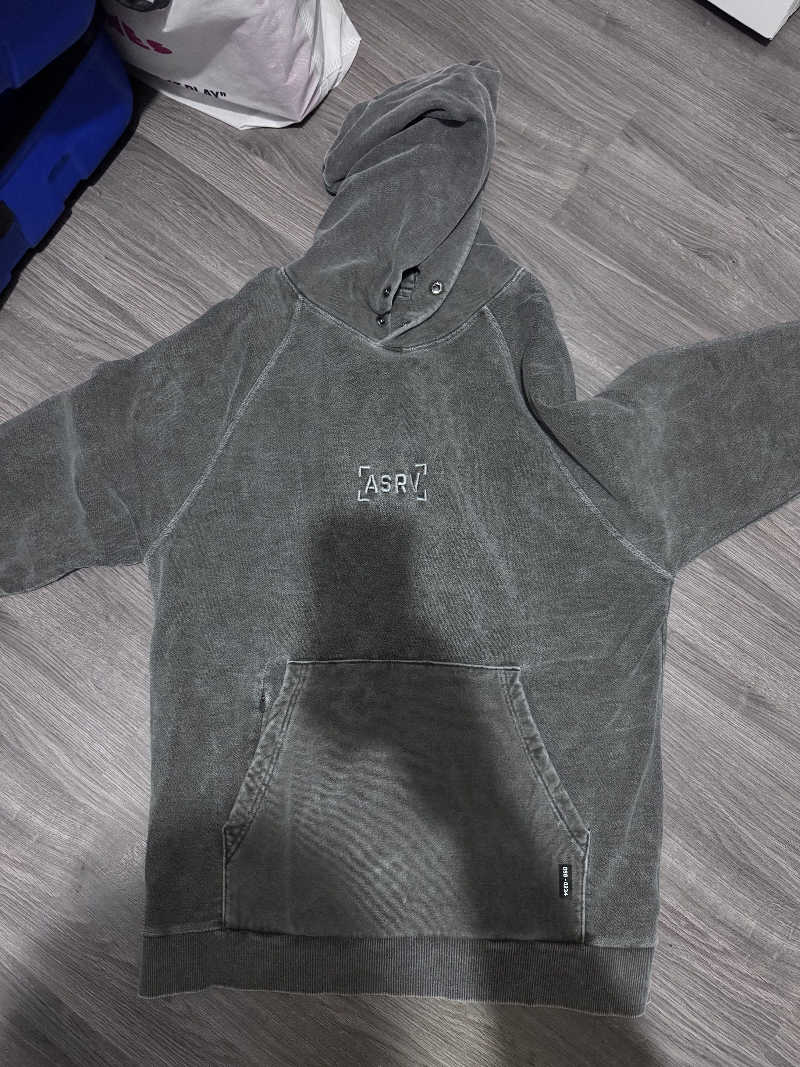 ASRV DSG. 0234. Garment-Dyed Reverse Knit Hoodie Size US L / EU 52-54 / 3 - 1 Preview