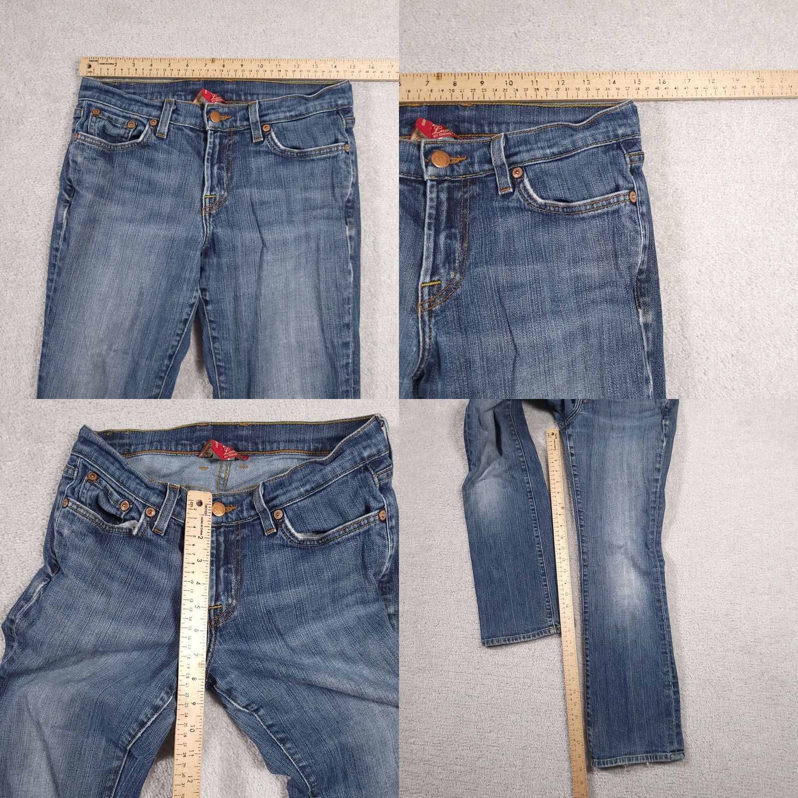 Lucky Brand VINTAGE Lucky Brand Gene Montesano Jeans Women 6 28 Short 29X29 Distressed Boot USA Made Jeans Women 6 XS? Size 28" / US 6 / IT 42 - 8 Thumbnail