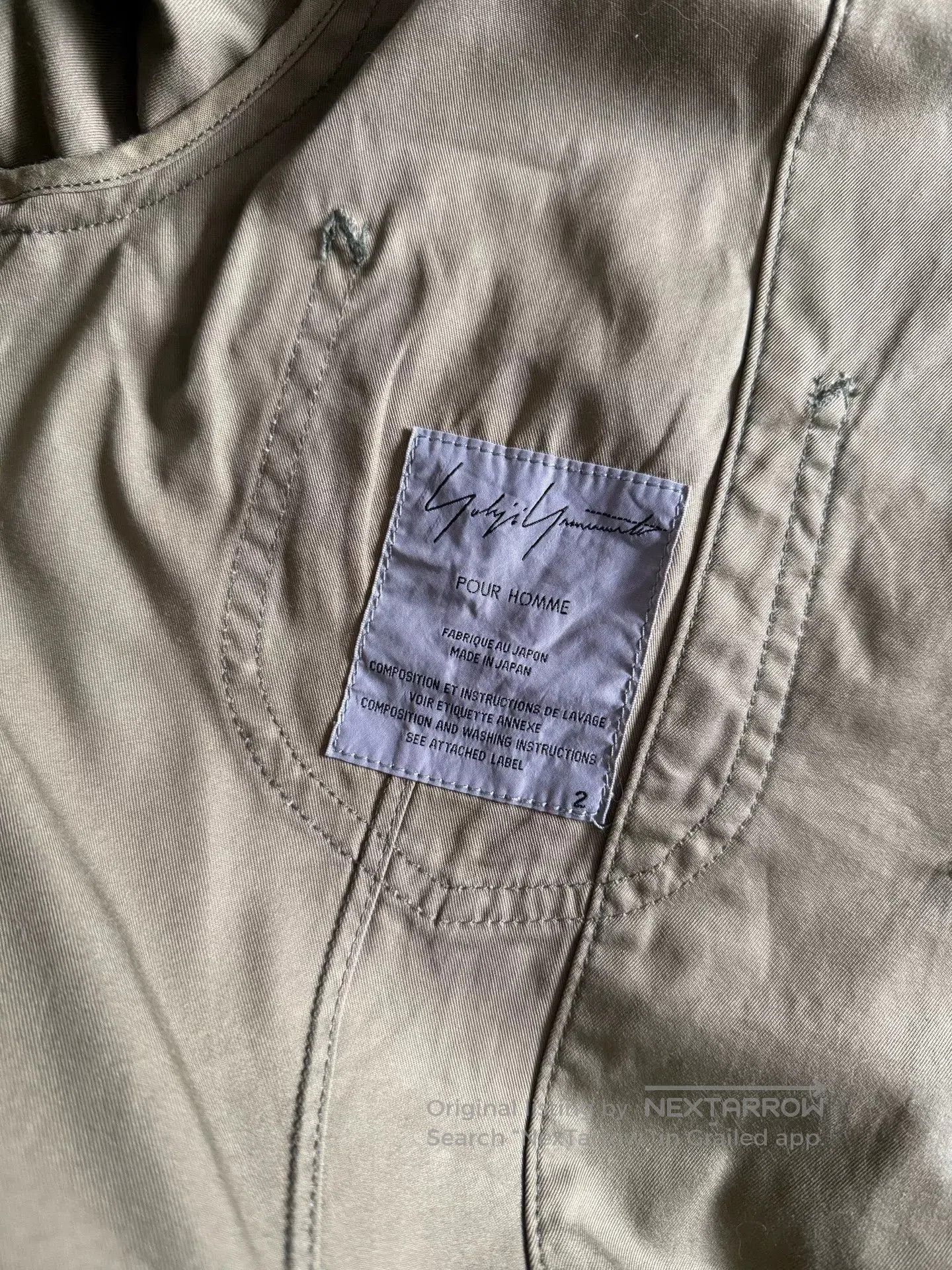 Yohji Yamamoto Yohji Yamamoto Pour Homme 2012SS Jacket. Size US L / EU 52-54 / 3 - 4 Thumbnail
