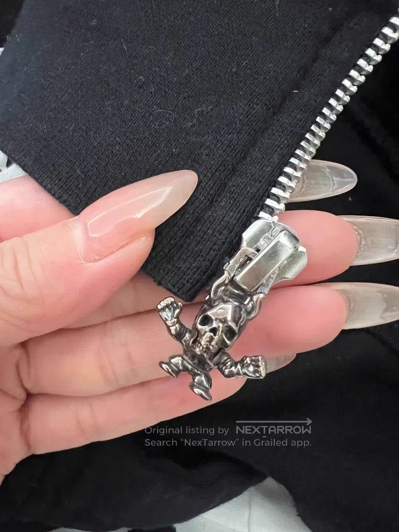 CHROME HEARTS Size L Foti family portrait printed Croce hea