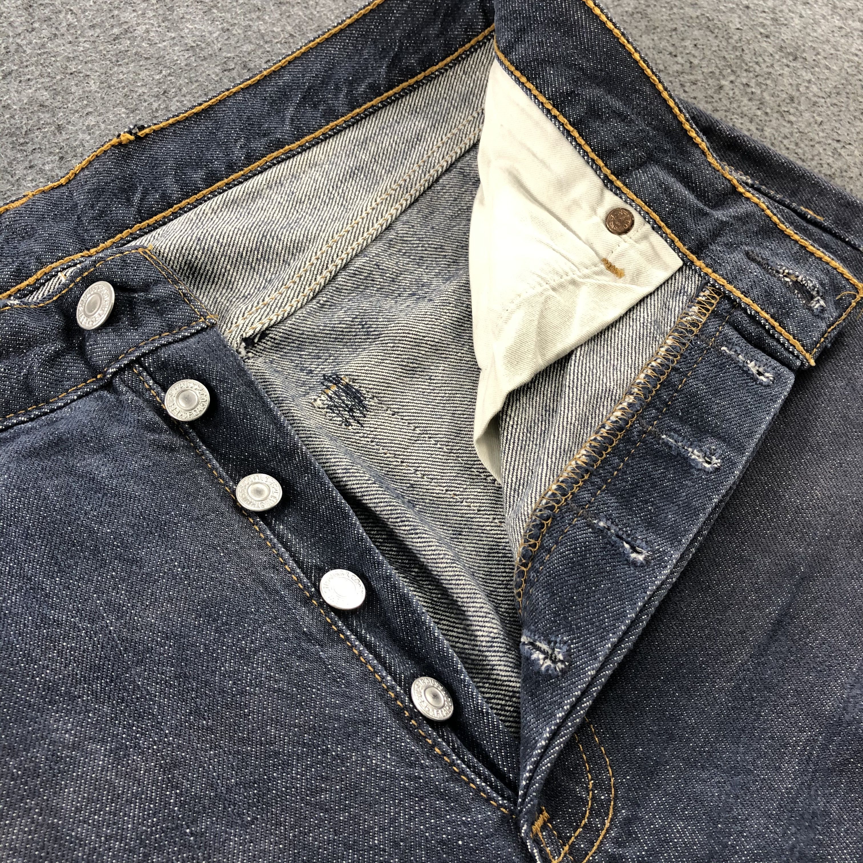 Levi's × Vintage Vintage 90s Distress Levis 501 Jeans-JM1552 Size US 32 / EU 48 - 9 Thumbnail