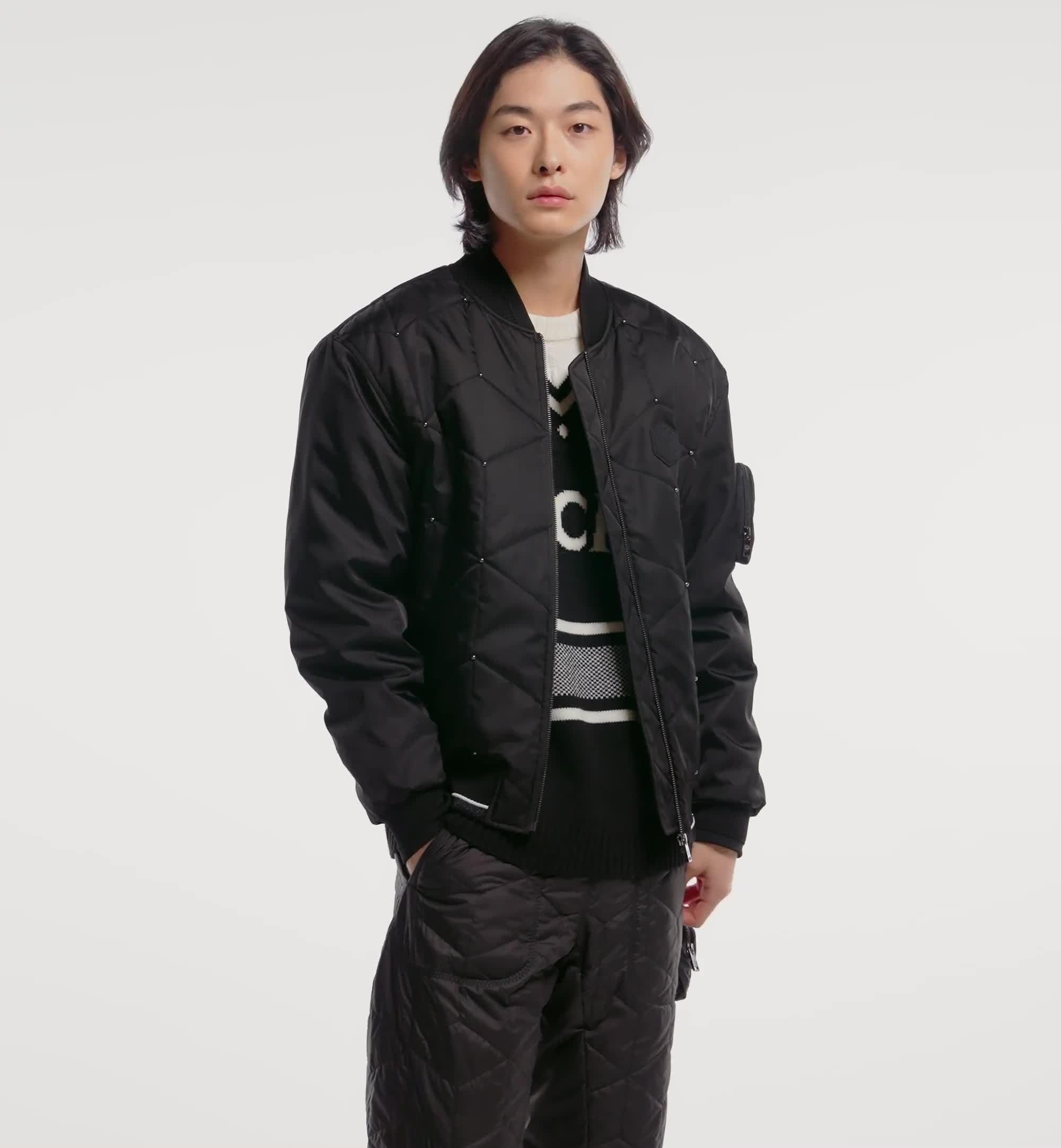 MCM o1mt1gz0325 Bomber Jacket in Black Size US S / EU 44-46 / 1 - 3 Thumbnail