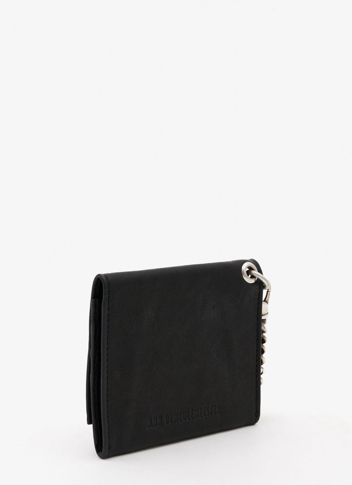 Ann Demeulemeester Last Ann Demeulemeester Black Chain Leather Wallet Size ONE SIZE - 4 Thumbnail