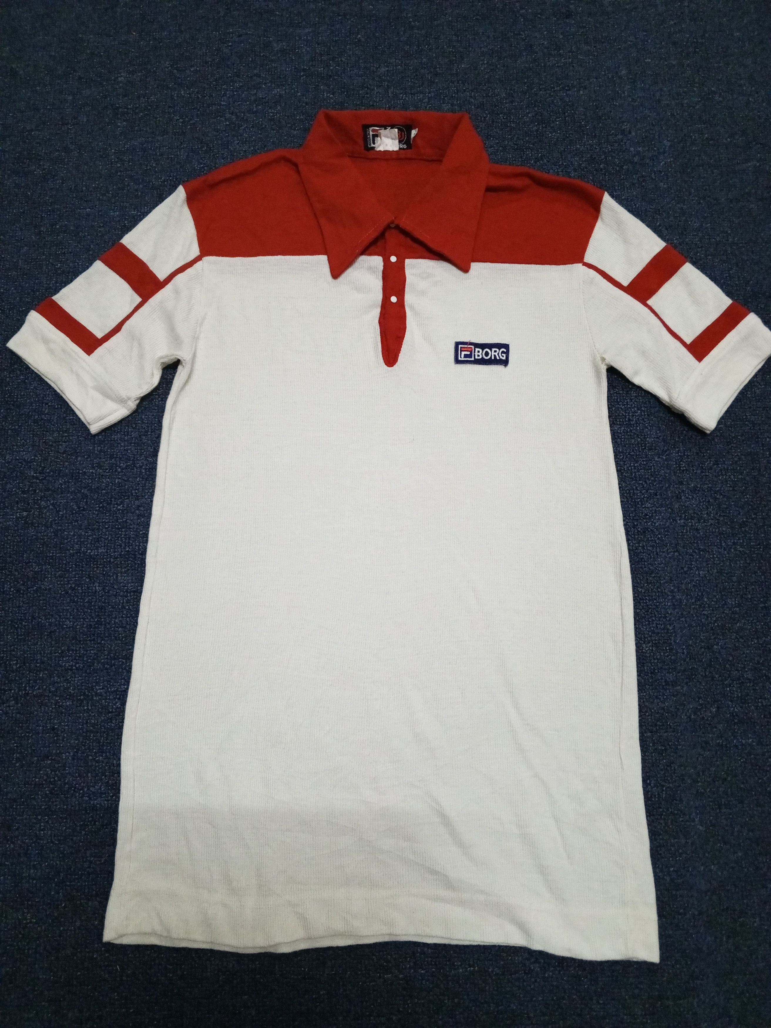 Fila 💥rare items💥70s Fila BJ - BJORN BORG 4BUTTON SHIRT Size US XS / EU 42 / 0 - 1 Thumbnail