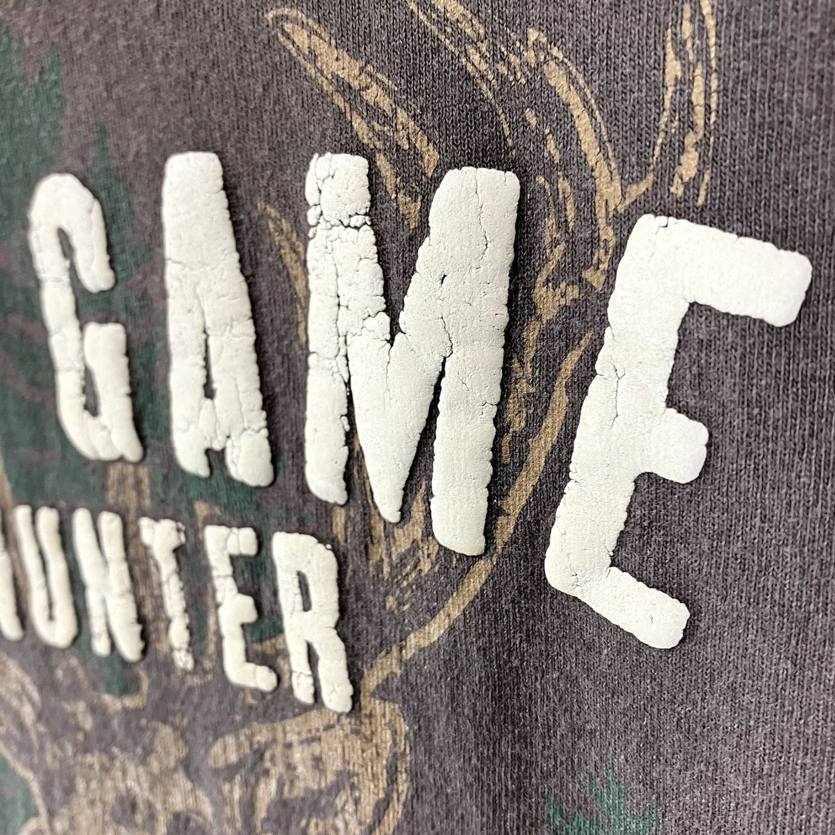 Carhartt VINTAGE Carhartt Mens Brown 2XL Long Sleeve T-Shirt Graphic Front Deer Logo Crew Neck Size US XXL / EU 58 / 5 - 7 Thumbnail