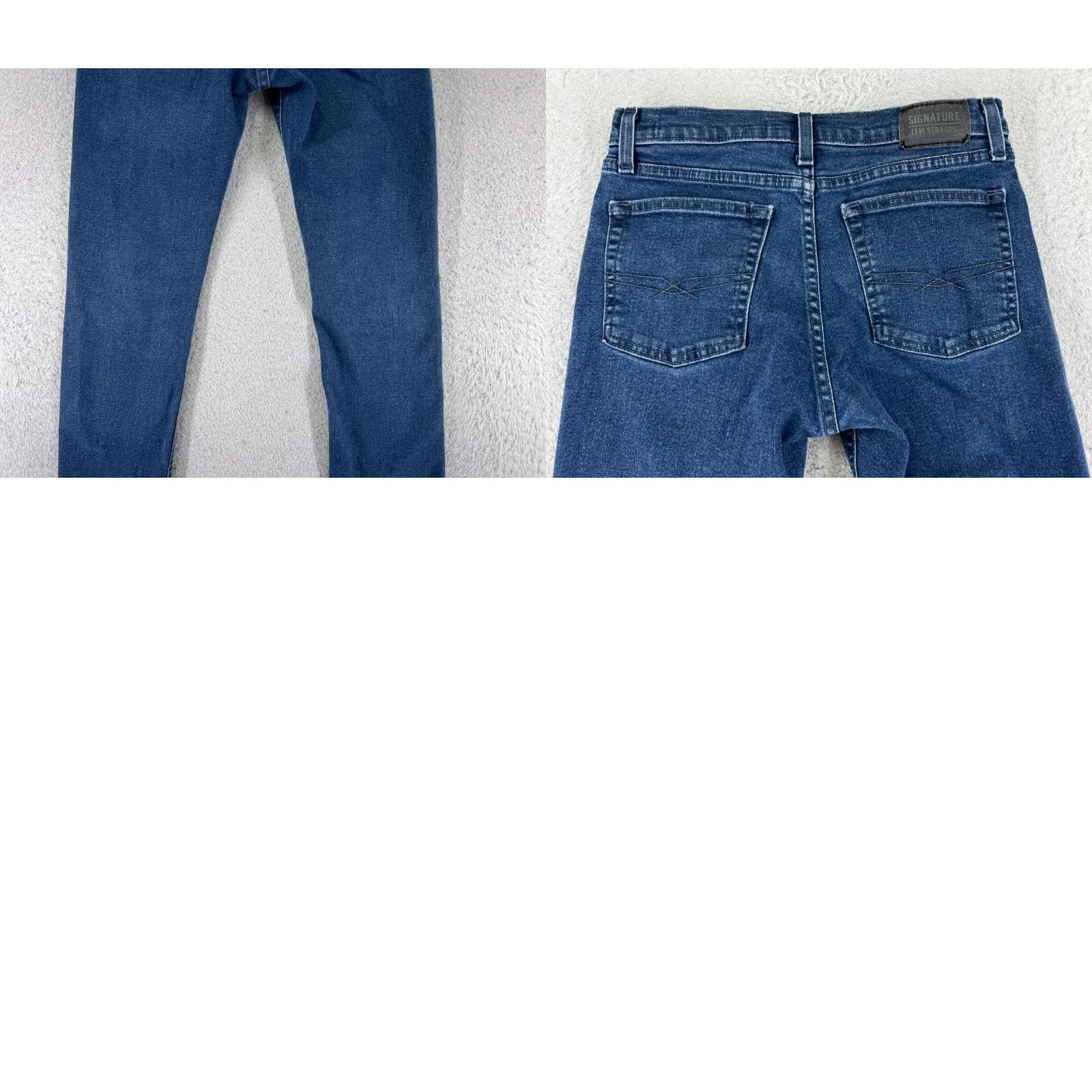 Levi's Levis Jeans Women 27x26 Black Cotton Denim Skinny Mid Rise 5-Pocket Stretch Regular 27in Waist Size 30" / US 8 / IT 44 - 10 Thumbnail