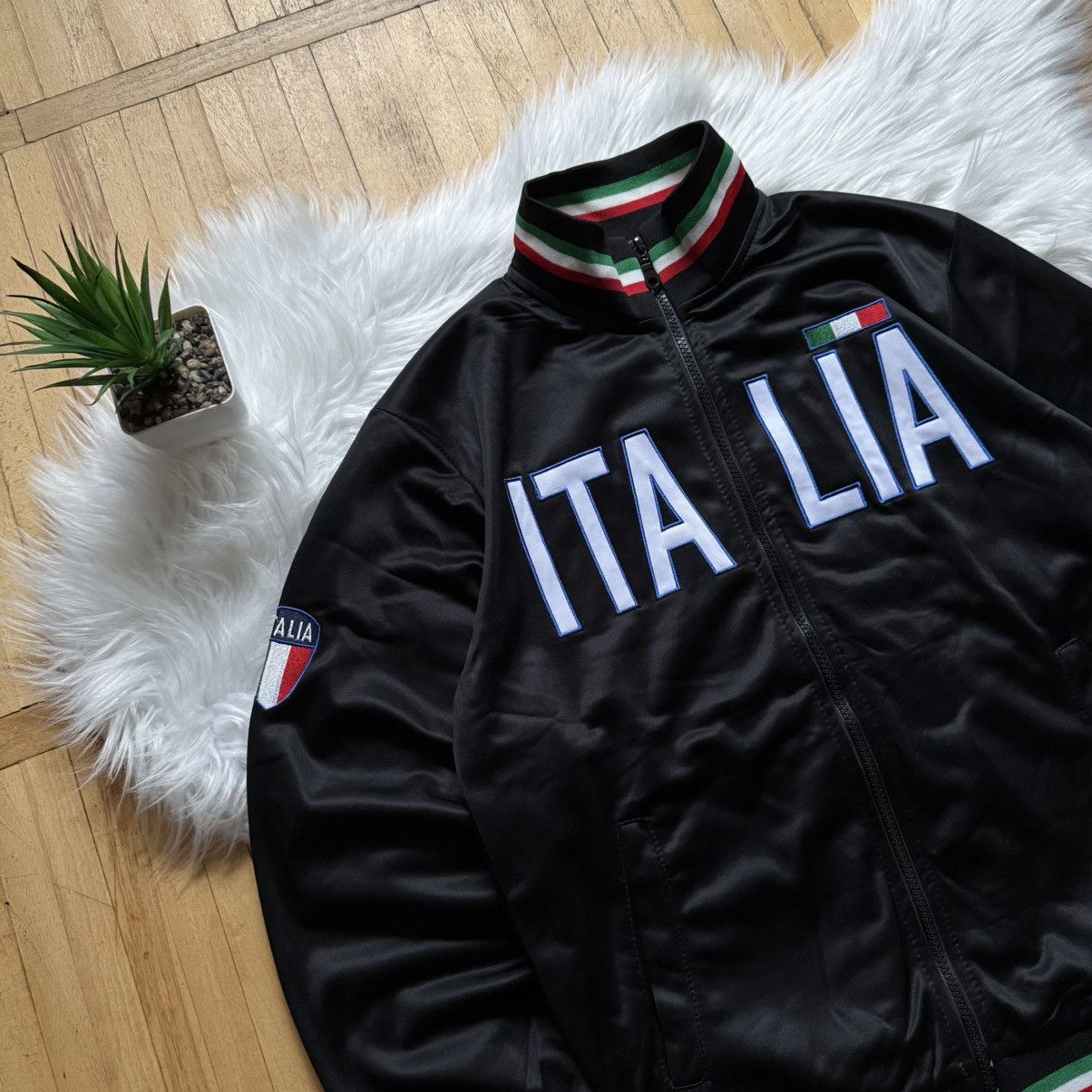 Other 📌 Vintage Crazy Italia Blokecore Y2K Track Zip-Up Jacket Size US M / EU 48-50 / 2 - 2 Thumbnail