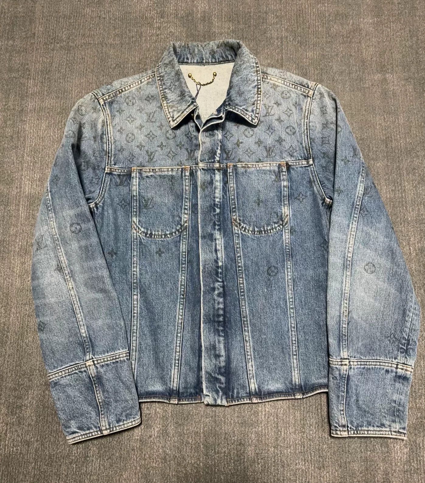 Louis Vuitton louis vuitton denim gradient jacket Size US L / EU 52-54 / 3 - 1 Thumbnail