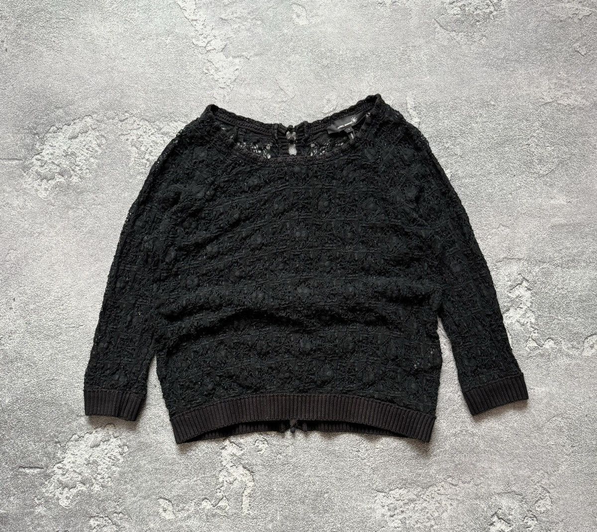 Isabel Marant × Isabel Marant Etoile × Vintage Isabel Marant 1 black mesh knitwear sweater long sleeve Size S / US 4 / IT 40 - 5 Thumbnail