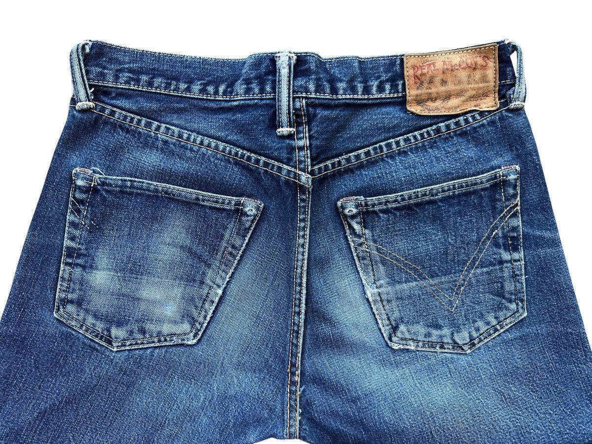 The Real McCoy's Vintage Real Mccoy Japan Selvedge Faded Denim Jeans 30x32 Size US 30 / EU 46 - 8 Thumbnail