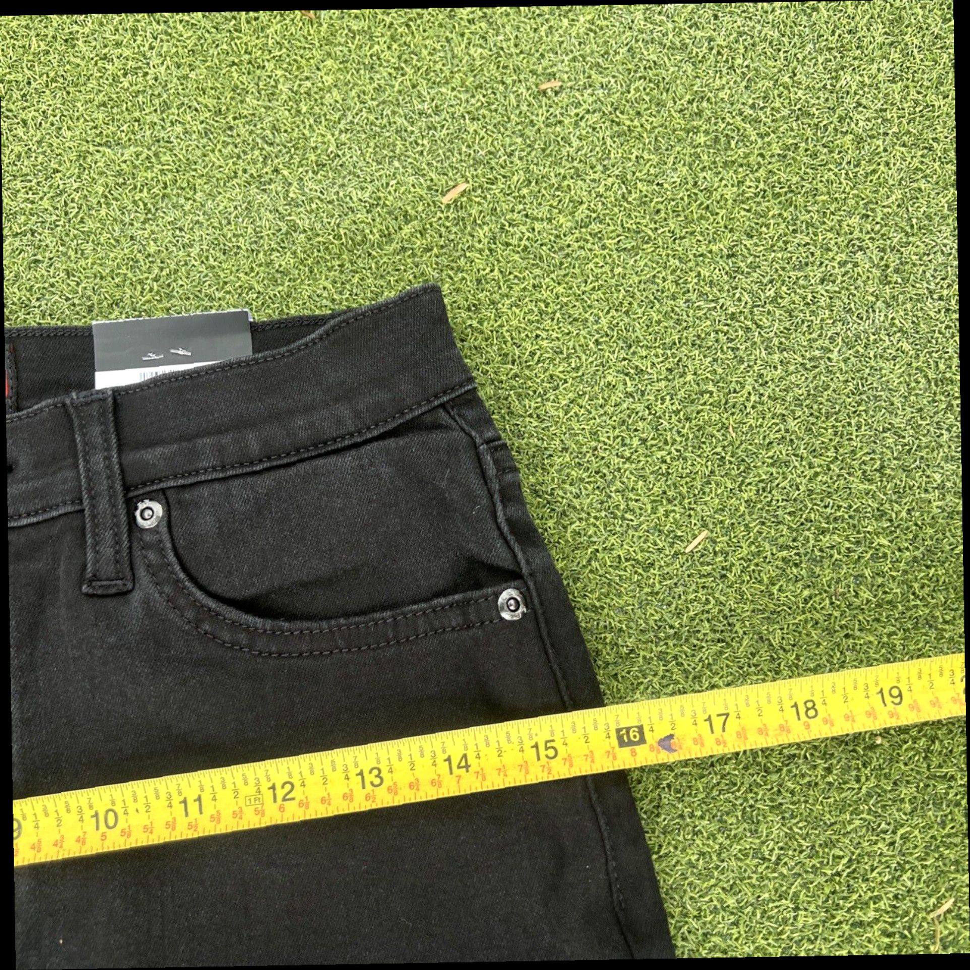 Lee Lee straight leg black Denim Jeans sz 6m New With Tags 27x29 Size 27" / US 4 / IT 40 - 7 Thumbnail