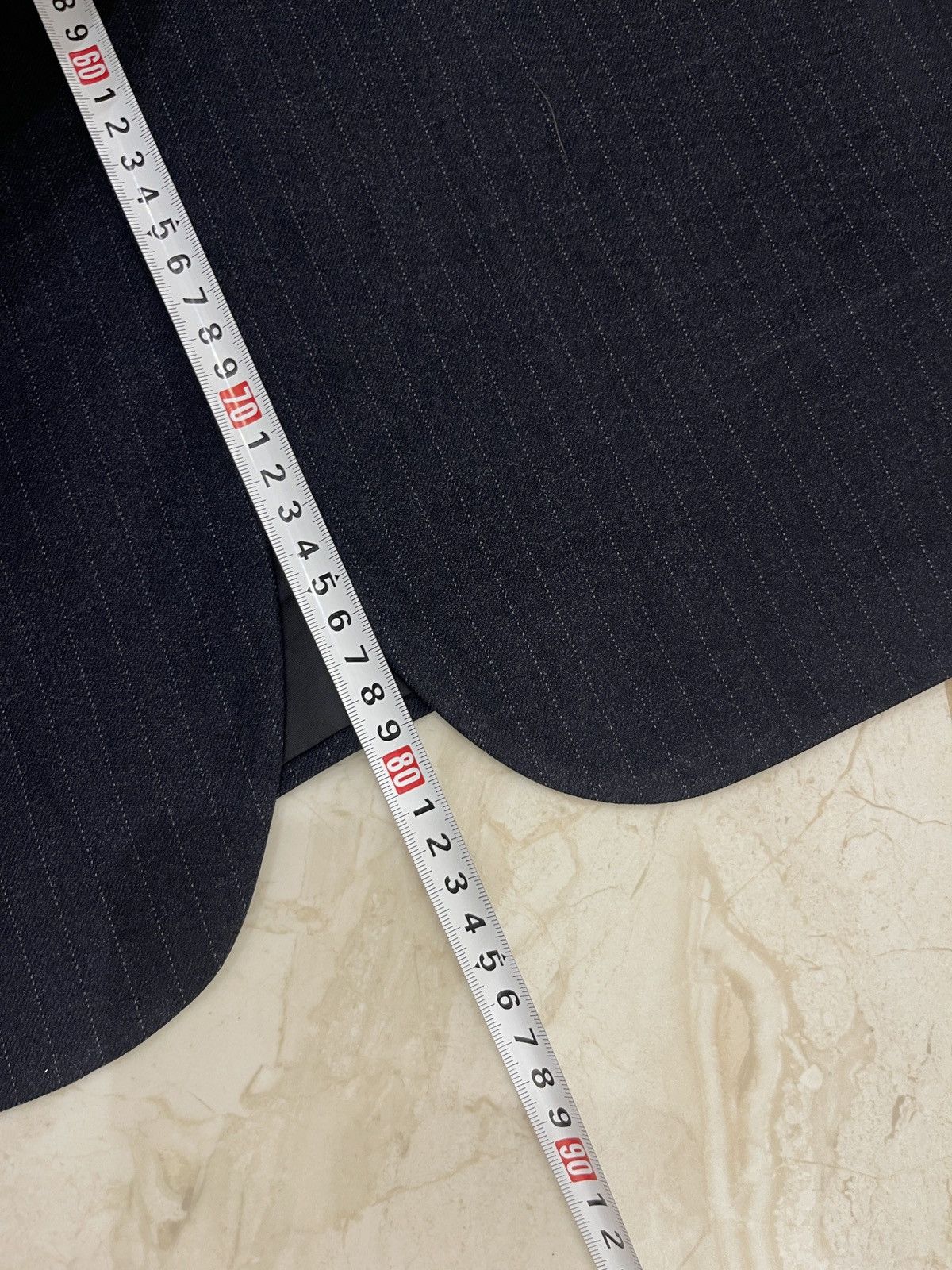 Giorgio Armani 🔥Giorgio Armani blazer Mens Blue suit jacket wool sport coat Size 52R - 15 Thumbnail