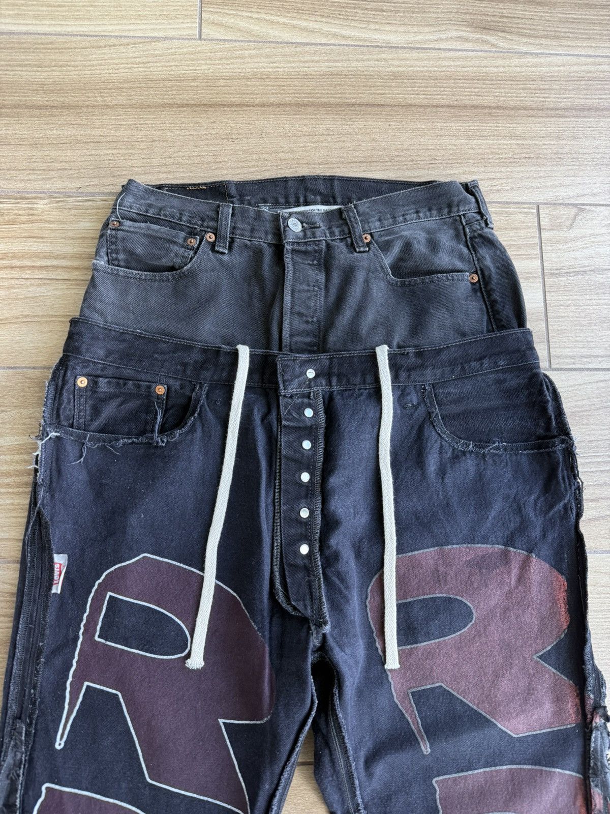 RRR-123 RIVINGTON ROI REBIS - He Rose Denim Size US 31 - 2 Thumbnail